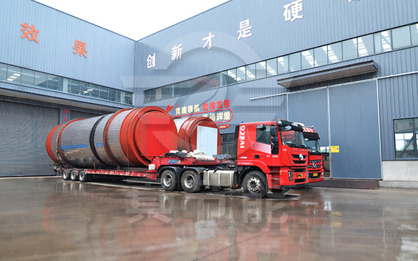 紙漿污泥烘干機運輸現場 紙漿污泥烘干機運輸現場